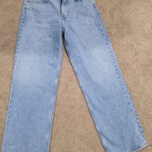 Abercrombie & Fitch Women's Light Blue High Rise Jeans